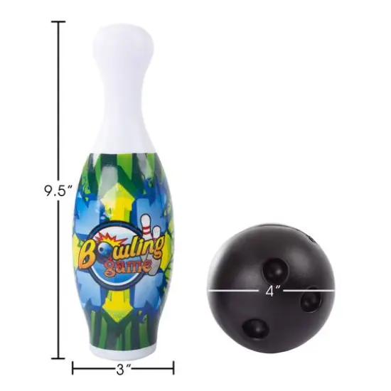 Toy Time Toy Bowling Pin Set {3}