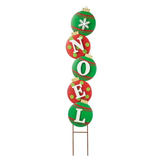 Glitzhome&reg; 42" Metal NOEL Ornament Yard Stake/Wall D&eacute;cor {1}