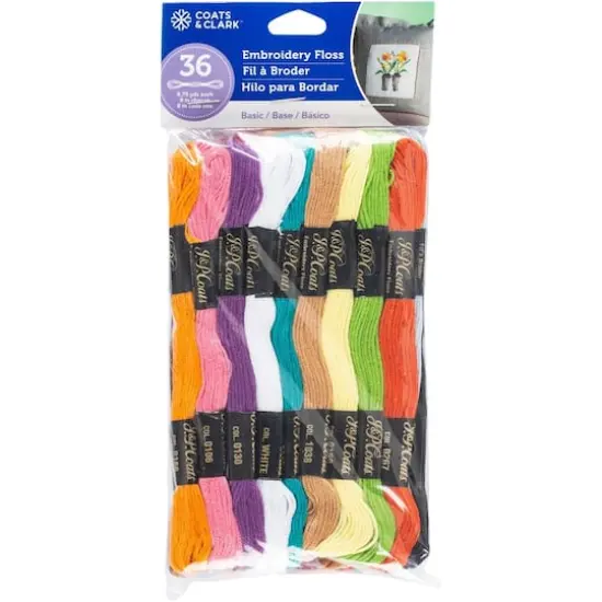 Coats & Clark 6-Strand Embroidery Floss Value Pack, Basic {1}