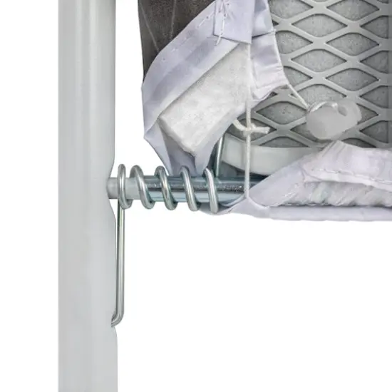 Household Essentials Charcoal & White Over the Door Ironing Board {9}