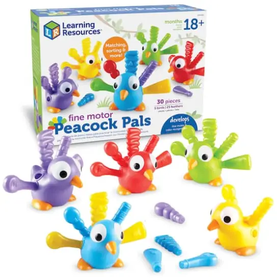 Learning Resources Fine Motor Peacock Pals {1}