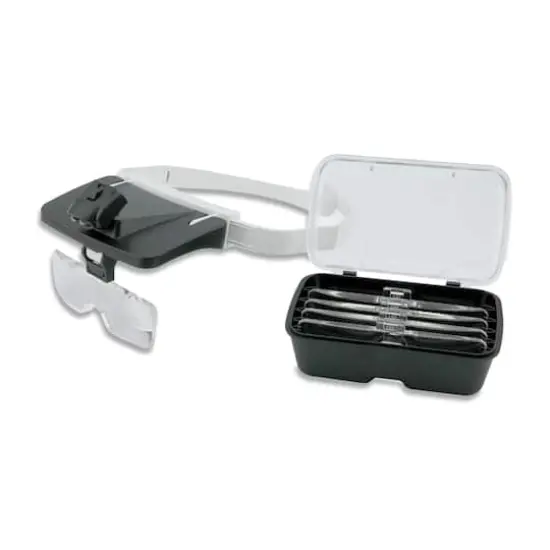 Beadalon&reg; Adjustable Magnifying Visor With 2 LED Lights & 5 Removable Lenses {1}