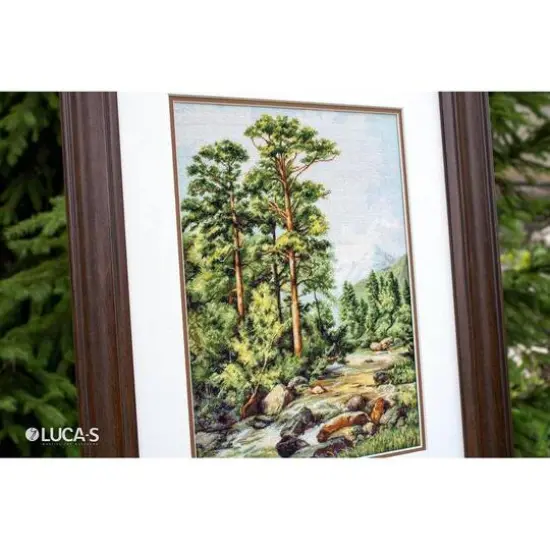 Luca-s Mountain River Counted Cross Stitch Kit {5}