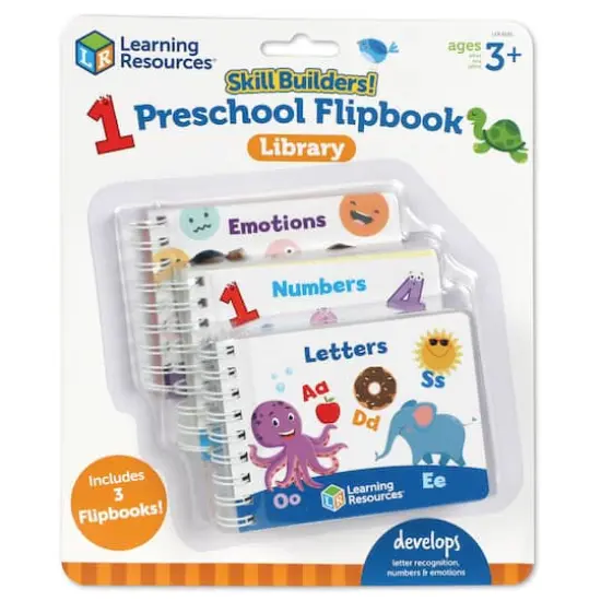 Learning Resources Skill Builders! Preschool Flipbook Library {8}