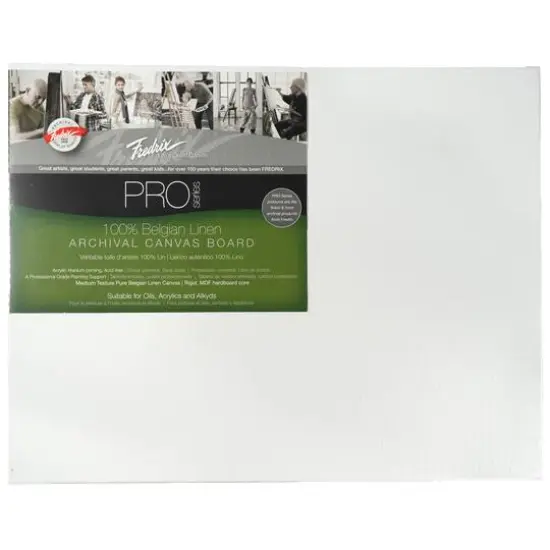 Fredrix Pro Series Archival Linen Canvas Board {1}