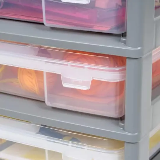 IRIS Gray 5-Case Scrapbook Cart {7}