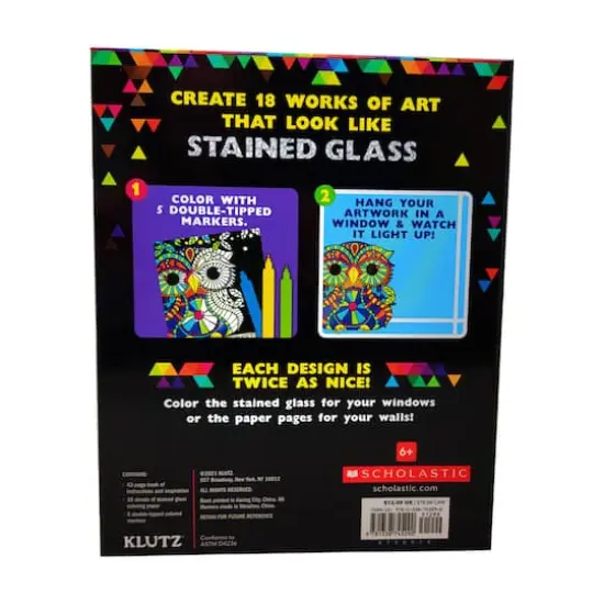 Klutz Press Stained Glass Art {4}