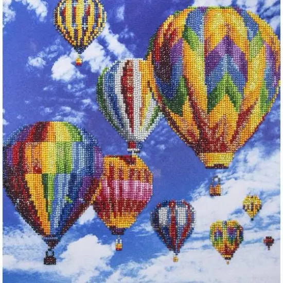 Diamond Art Advanced Hot Air Balloons Kit {1}
