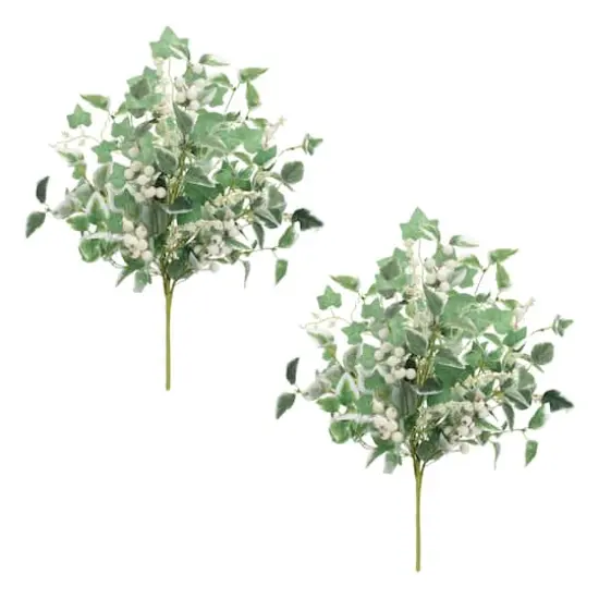 20" Mixed Ivy Foliage Berry Bushes, 2ct. {1}