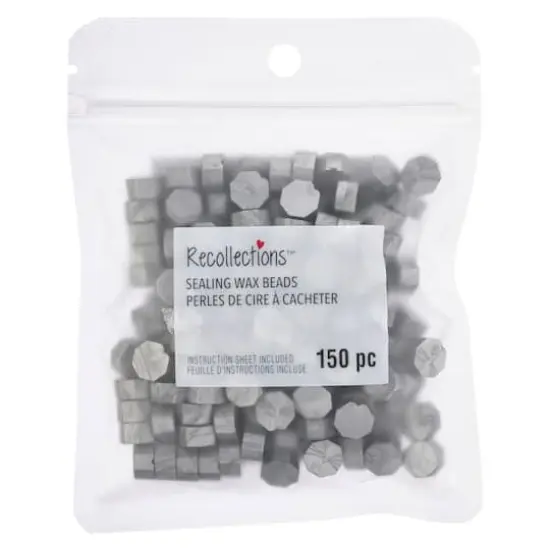 Sealing Wax Beads by Recollections&trade; Silver {4}