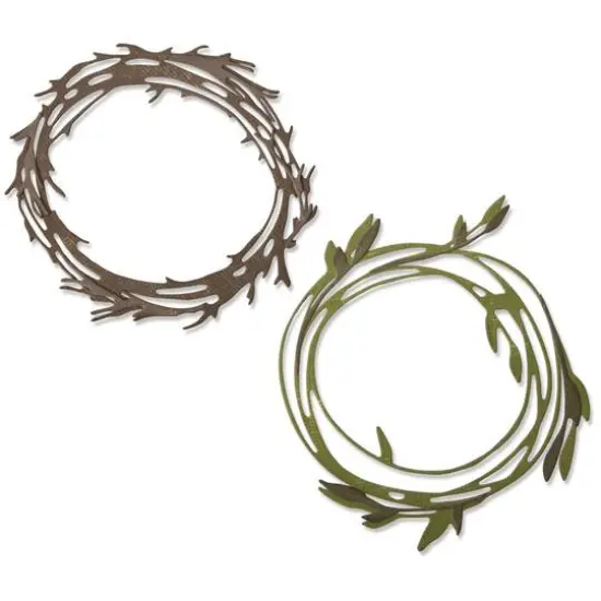 Sizzix&reg; Thinlits&reg; Funky Wreath Die Set by Tim Holtz&reg; {6}