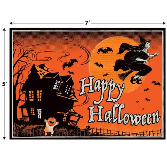 Beistle Vintage Halloween Fabric Backdrop {8}