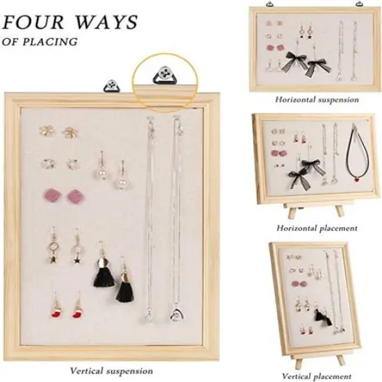 NEX&trade; Wall-Mounted Jewelry Display Organizer with Stand {5}