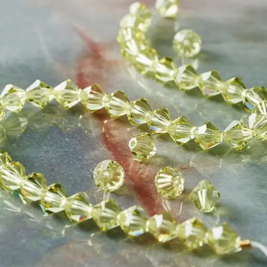 Preciosa Glass Crystal Bicone Beads, 6mm by Bead Landing&trade; Jonquil {3}