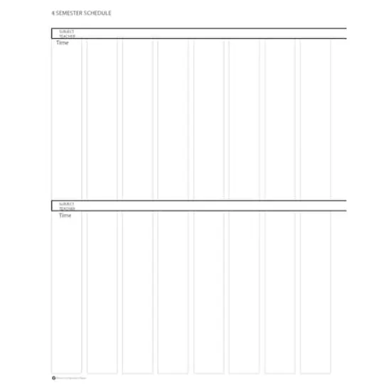 Blue Lesson Planner Book {5}