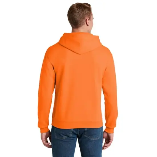 JERZEES&reg; NuBlend Pullover Hooded Sweatshirt Safety Orange {6}