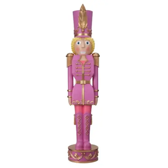 Haute Decor 48" Purple & Gold Decorative Christmas Nutcracker {1}