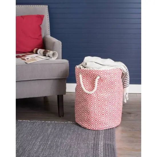 DII&reg; Medium Round Geo Diamond Paper Bin Rust {4}