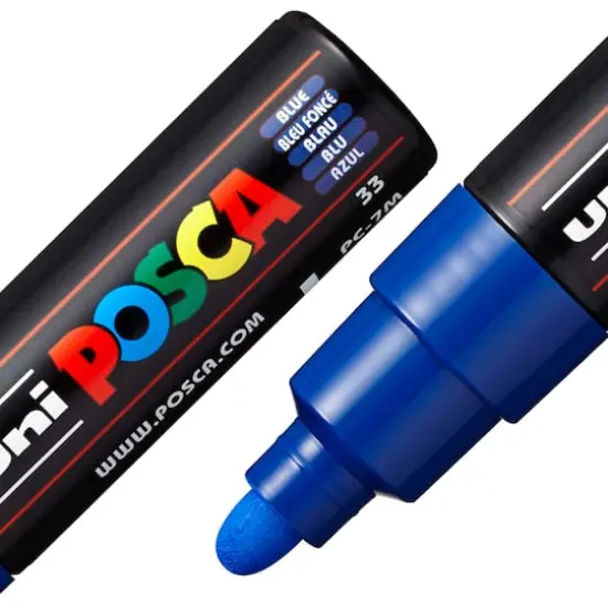 uni&reg; POSCA&reg; PC-7M Bullet Marker Blue {3}
