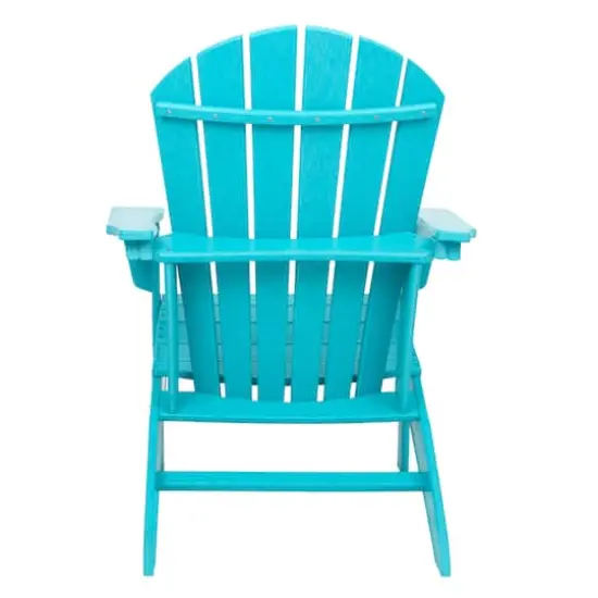 Blue Traditional Adirondack Chair {6}