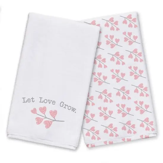 Let Love Grow Tea Towel Set {1}