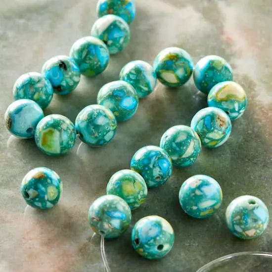 Reconstituted Stone Round Beads, 8mm by Bead Landing&trade; {3}