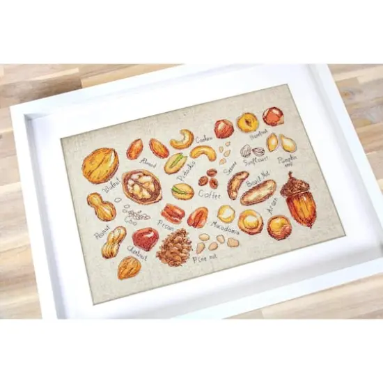 Luca-S Nuts & Seeds Counted Cross Stitch Kit {4}