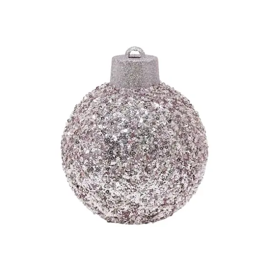 7" Glitter Ball Ornament Tabletop D&eacute;cor by Ashland&reg; Lavender {1}