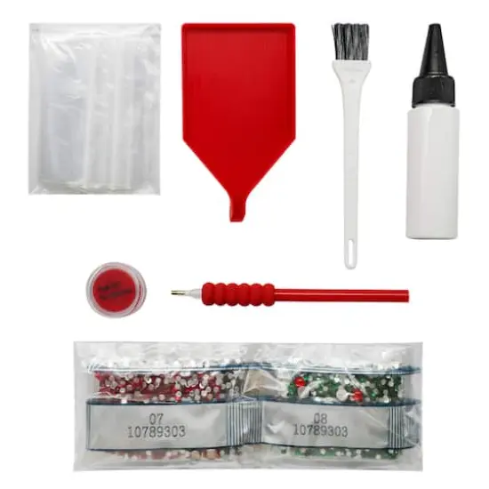 3D Gingerbread House LED Diamond Art Kit by Make Market® {4}