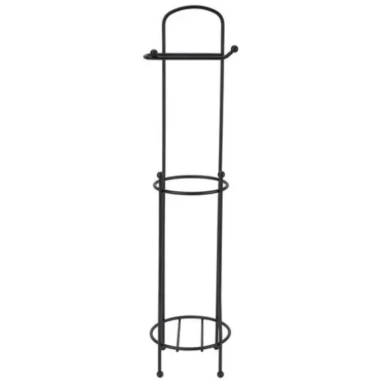 Bath Bliss Matte Black Toilet Paper Holder & Dispenser {7}