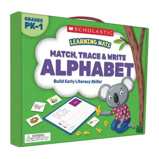 Scholastic&reg; Learning Mats Match, Trace & Write the Alphabet {1}
