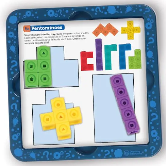 Learning Resources Mathlink Cubes Brain Games Pack {4}