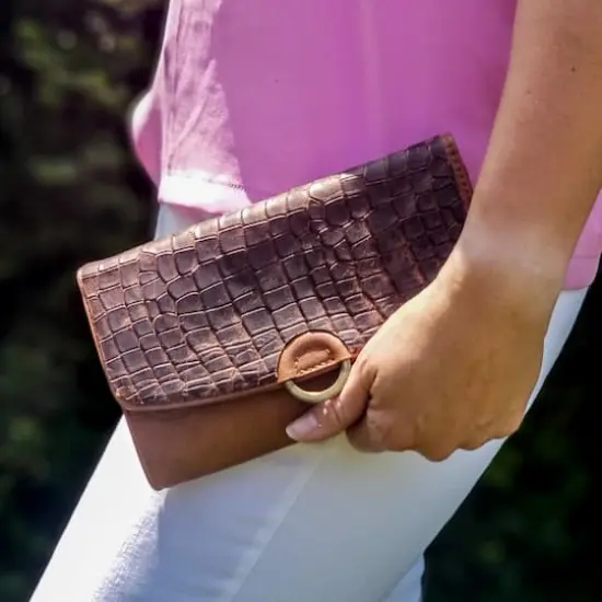 Brown Dragon Grain Leather Trim by ArtMinds&trade; {6}