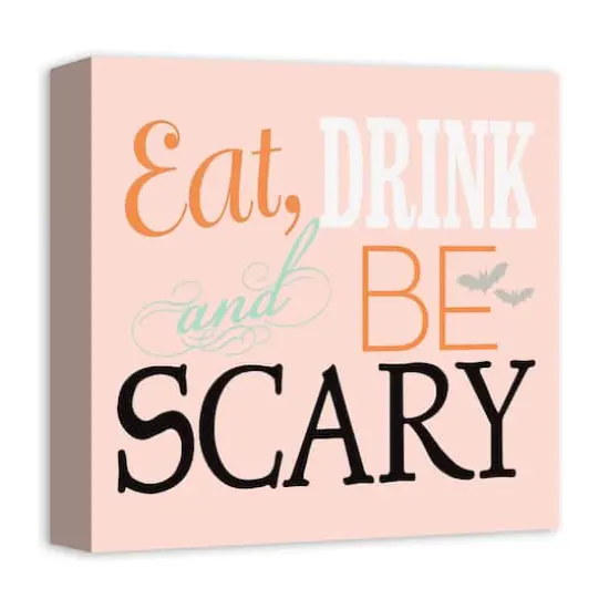 Be Scary Canvas Wall Art {3}