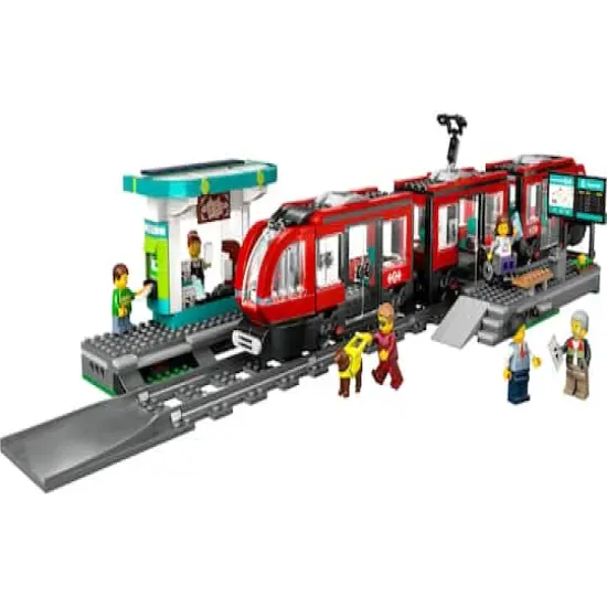 LEGO&reg; City Downtown Streetcar and Station Toy Set 60423 {3}