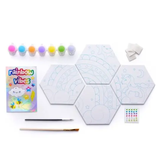Faber-Castell&reg; Rainbow Vibes Wall Art Kit {3}