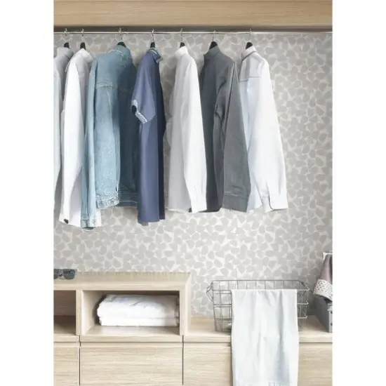 InHome Bliss Print Gray Peel & Stick Wallpaper {6}