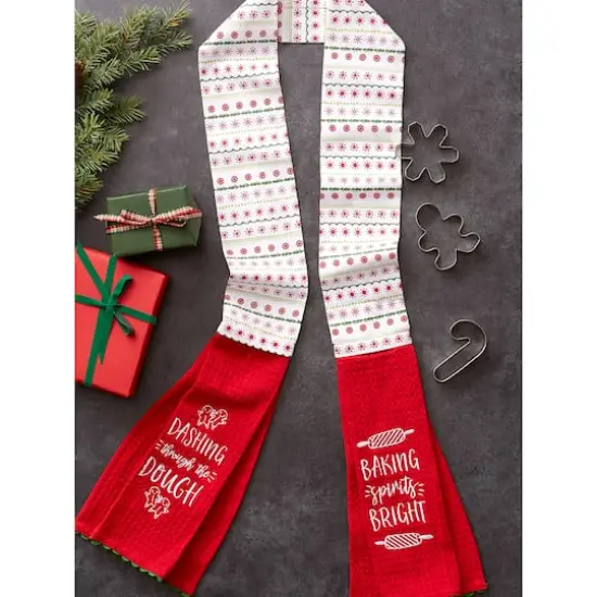 DII&reg; Holiday Kitchen Towel Scarf {12}