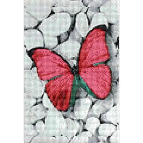 Crafting Spark Diamond Painting Kit Wizardi Pink Butterfly {1}