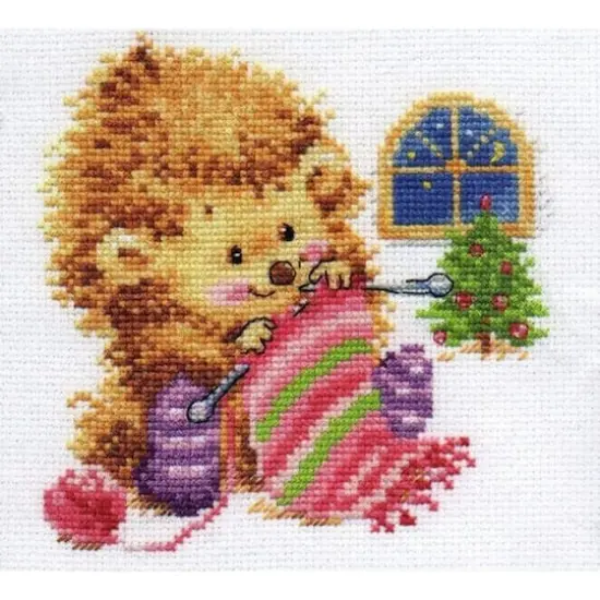 Alisa I Won'T Tell For Whom I Knit! Cross Stitch Kit {1}