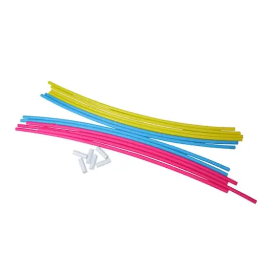 Swim Central 30" Pink, Yellow, Blue Underwater Slalom Hoop Set {1}