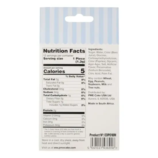 PME Cake Sweet Street&reg; Rose Icing Decorations, 12ct. Red {6}