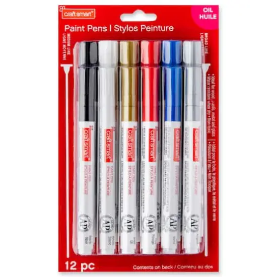 Basic & Metallic Paint Pen Set by Craft Smart&reg; {3}