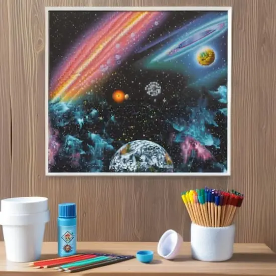 Diamond Dotz&reg; Advanced Mysterious Universe Diamond Painting Kit {1}
