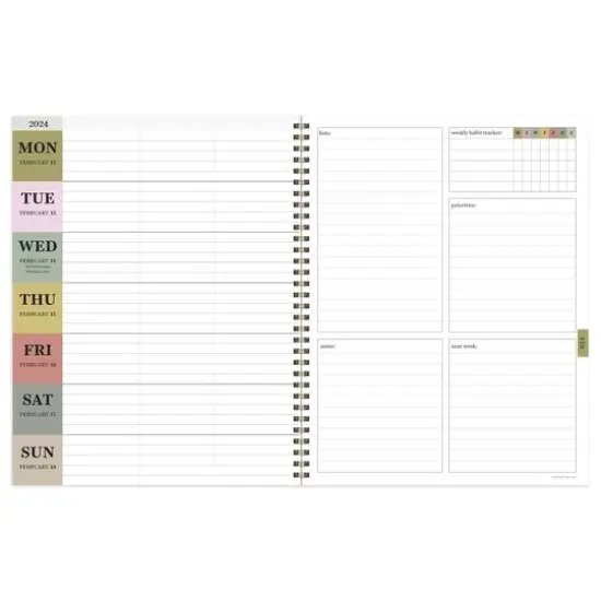 TF Publishing 2024 Rain Drops Large Planner {4}