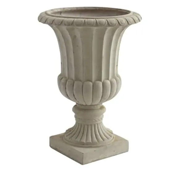 20" Sand Colored Urn {3}