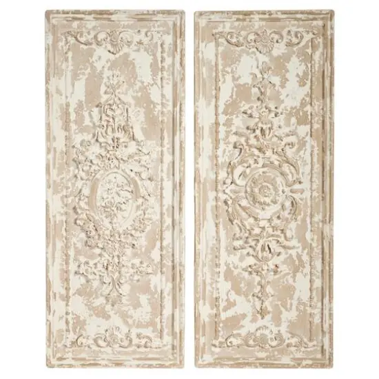 41" Beige Vintage Wall Decor Set {1}