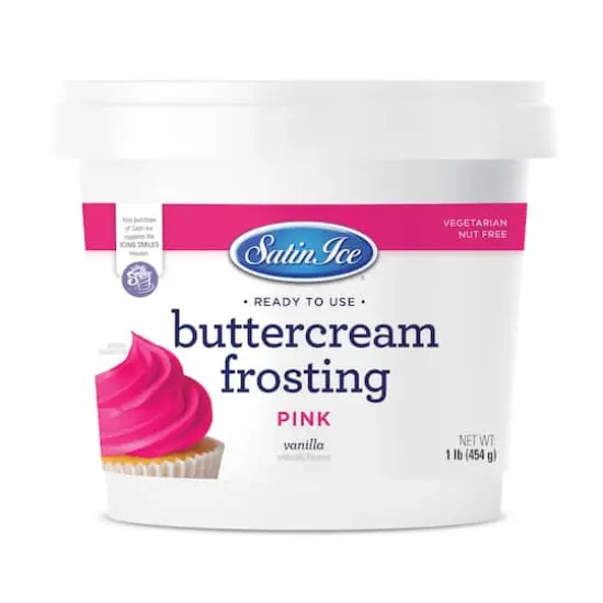 Satin Ice&reg; Buttercream Frosting Pink {1}