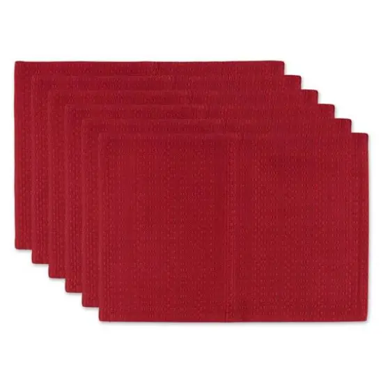 DII&reg; Redwood Tonal Variegated Placemats, 6ct. {1}