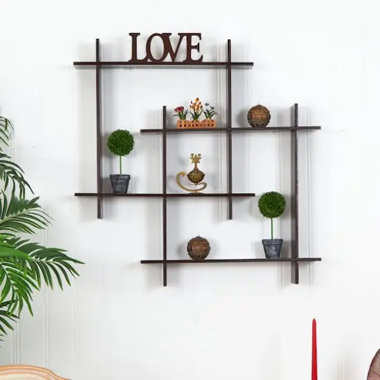 32" Floating Wall Shelves {3}